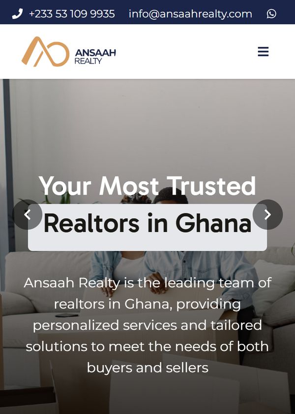 Ansaah Realty on mobile