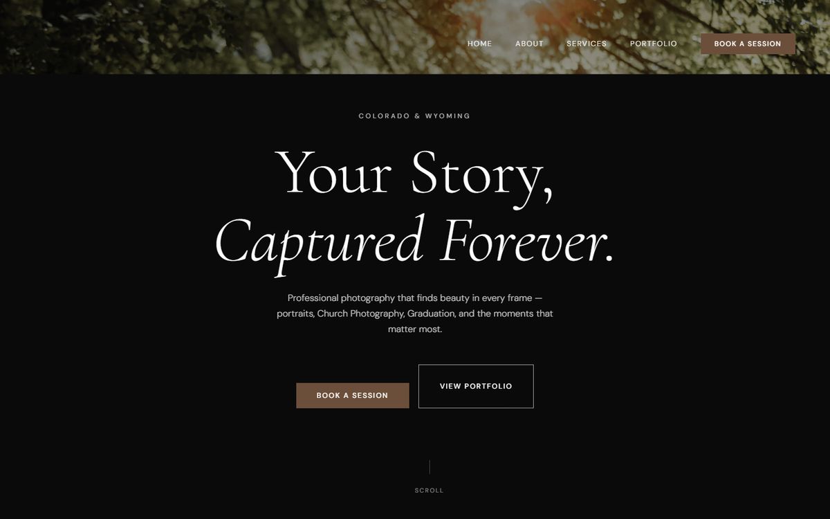 EG Captures home page designed by TinTin Technologies