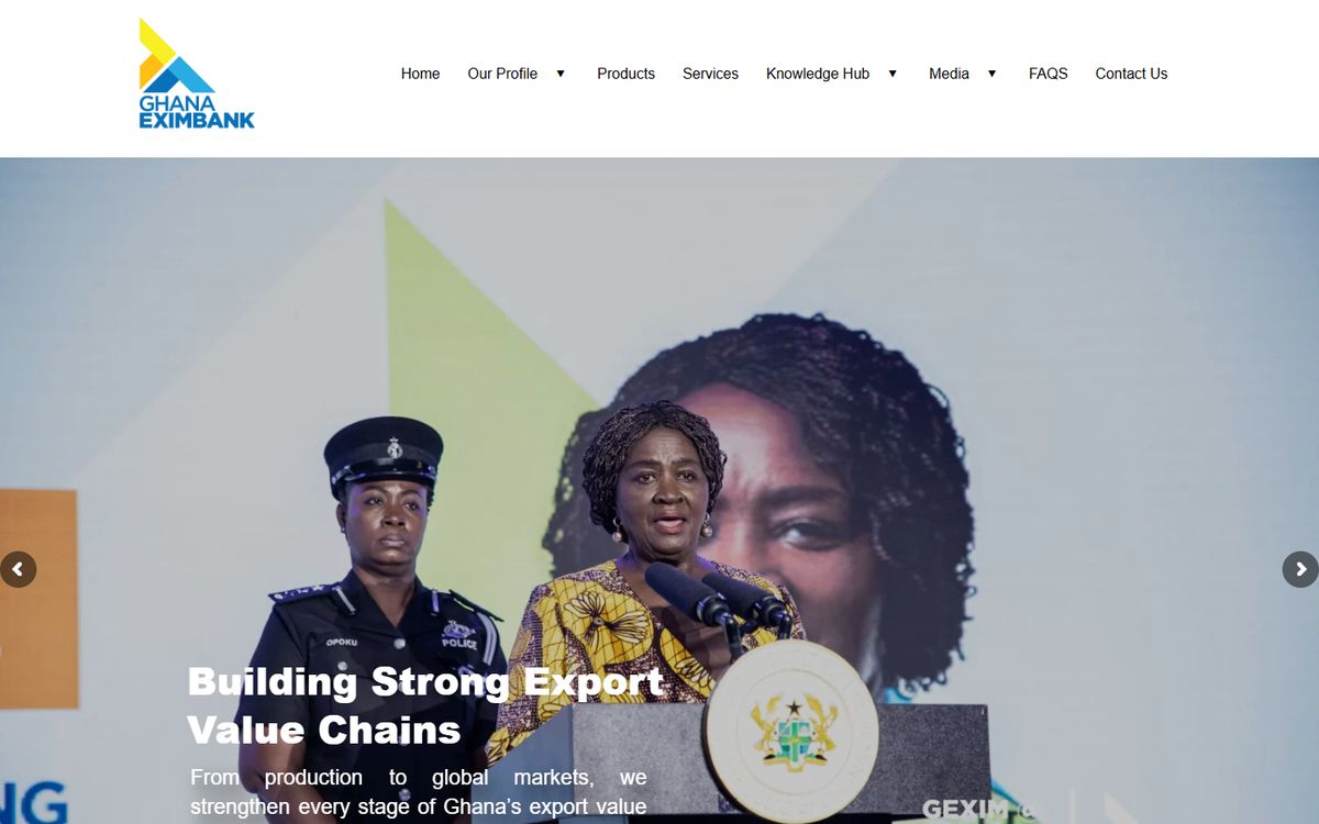 Ghana EXIM Bank project by TinTin Technologies
