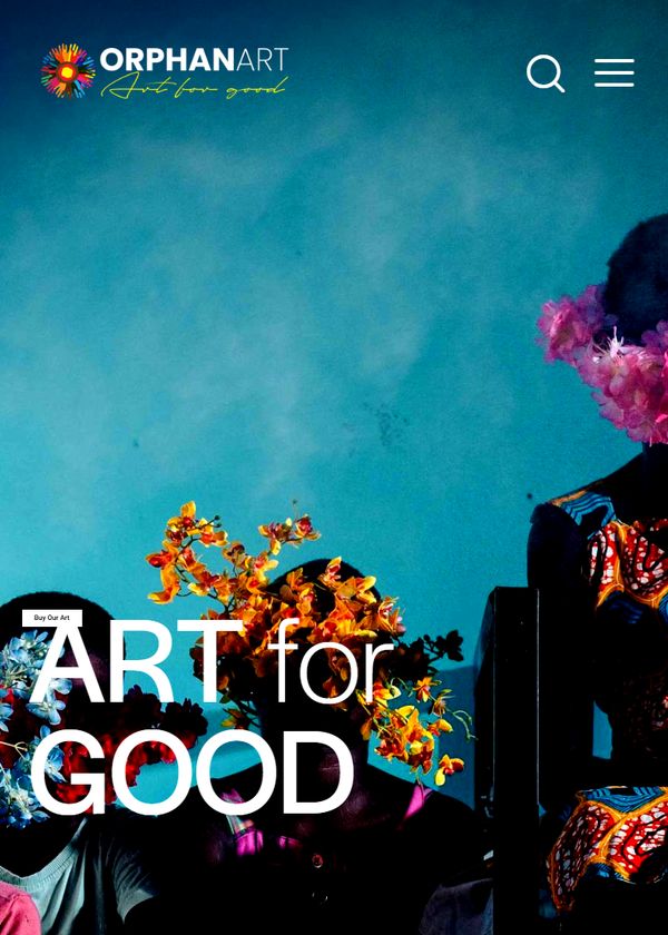 Orphan Art Ghana on mobile