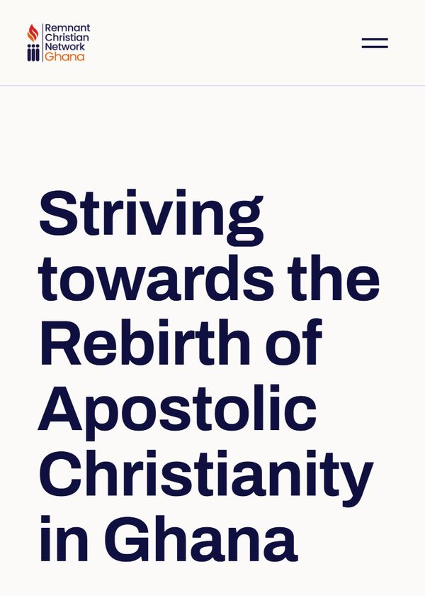 Remnant Christian Network Ghana on mobile