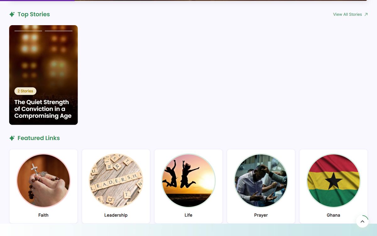 Tindana.com website section